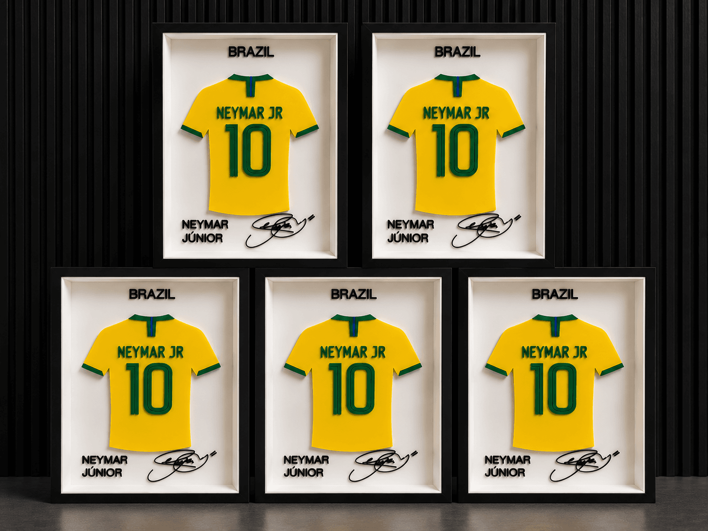 Neymar Jersey Display Frame