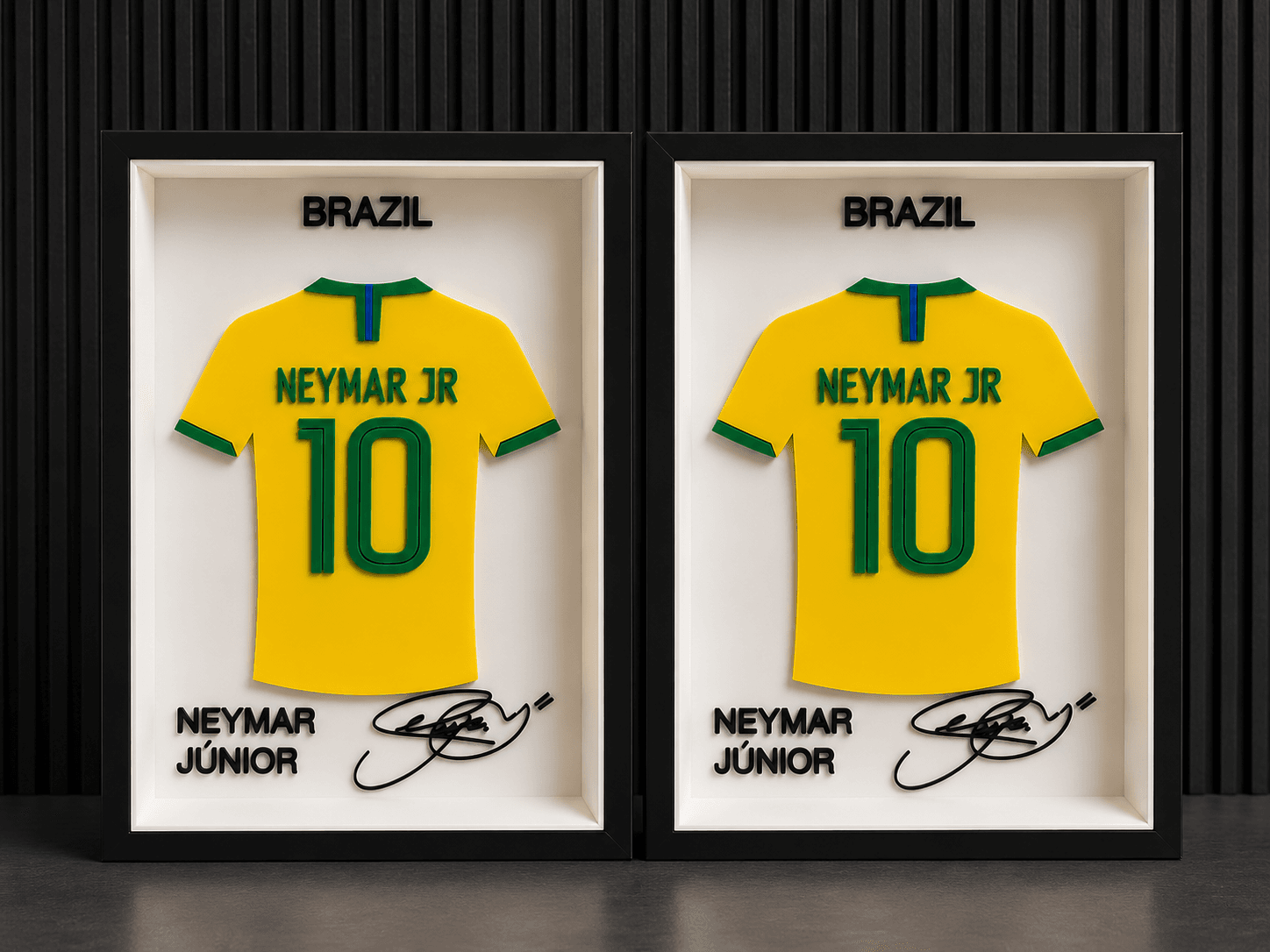 Neymar Jersey Display Frame