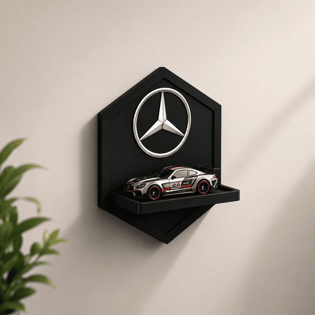 Mercedes Benz logo Hotwheels Single Stand