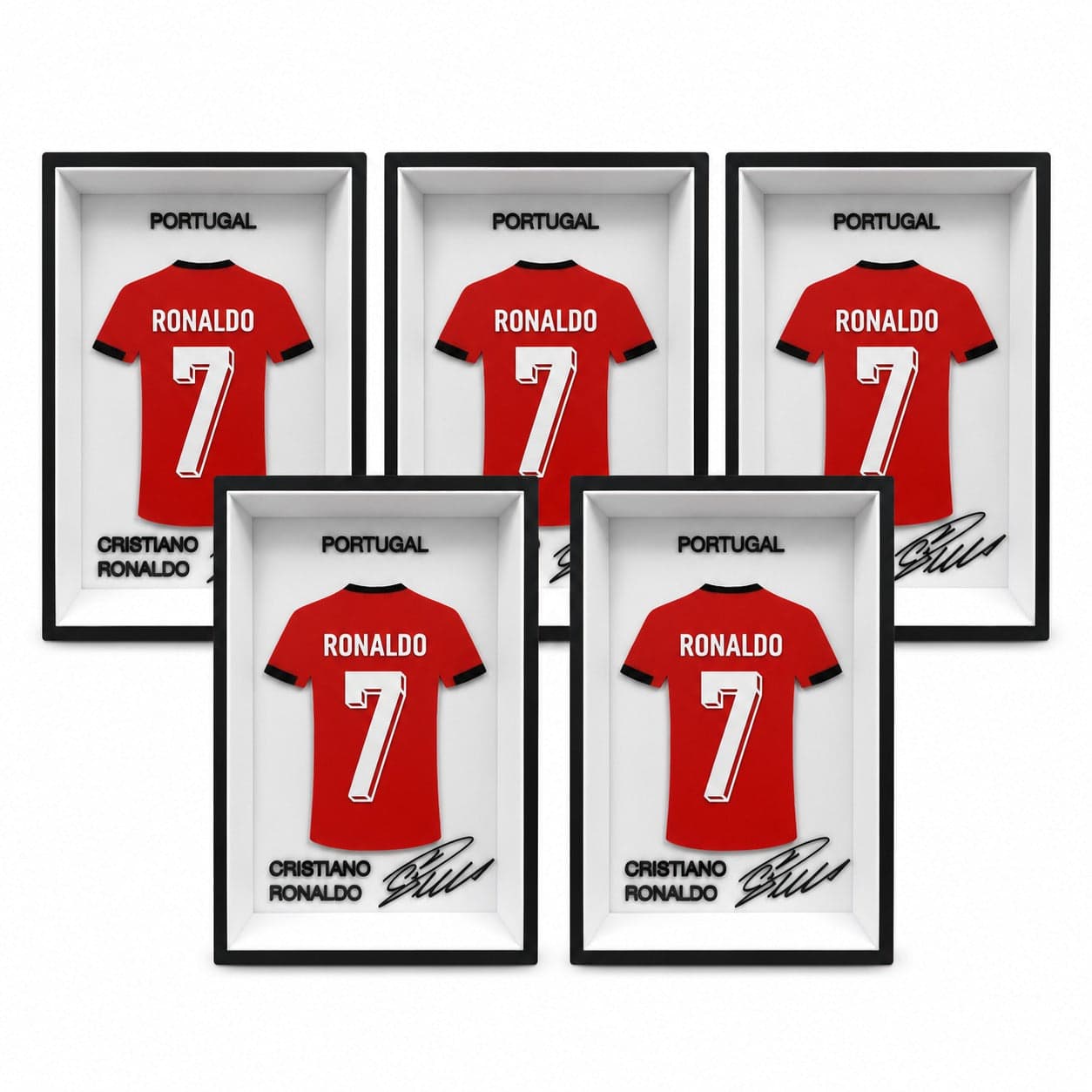 Cristiano Ronaldo Jersey Display Frame