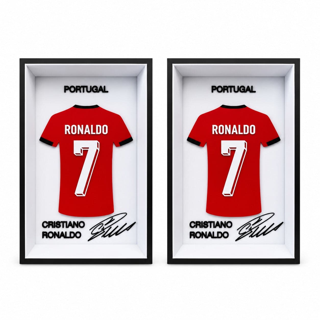 Cristiano Ronaldo Jersey Display Frame