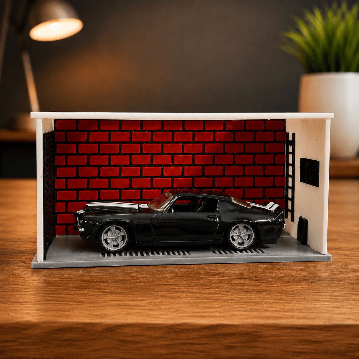 Hot Wheels Garage Display Stand + Free Car