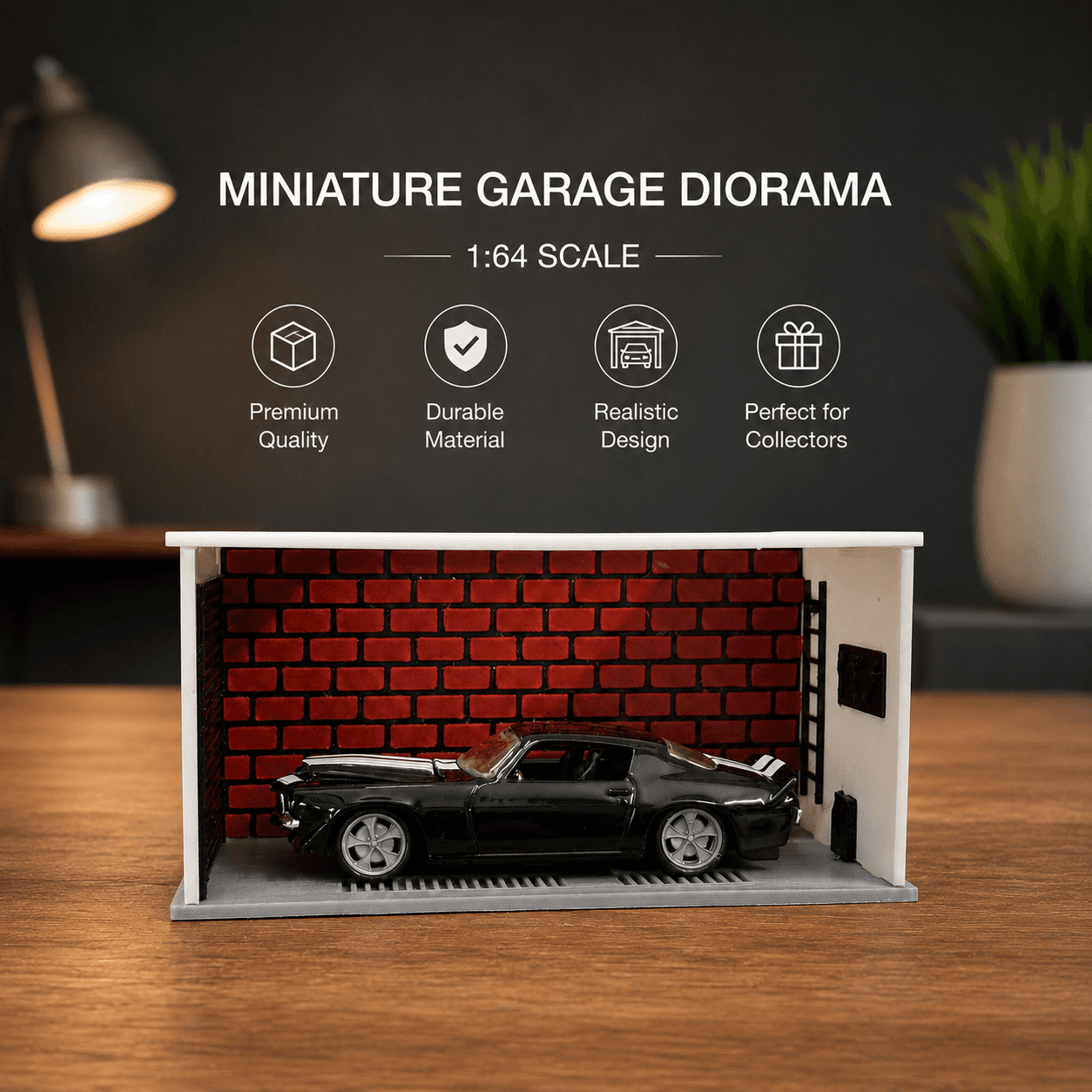 Hot Wheels Garage Display Stand + Free Car