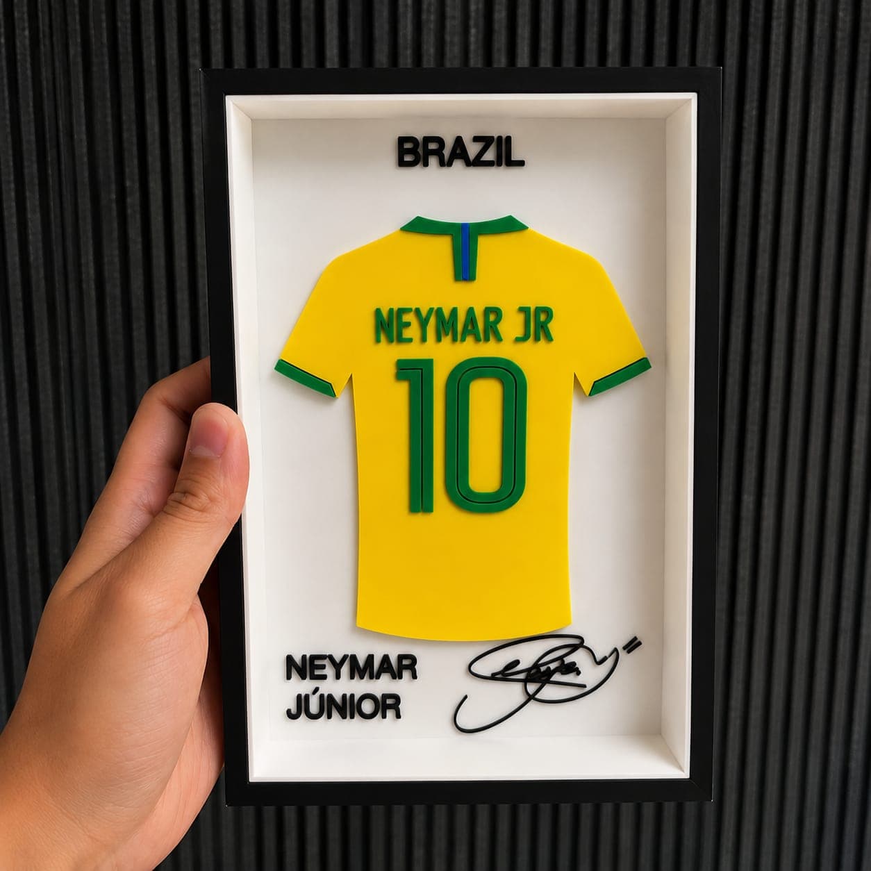 Neymar Jersey Display Frame