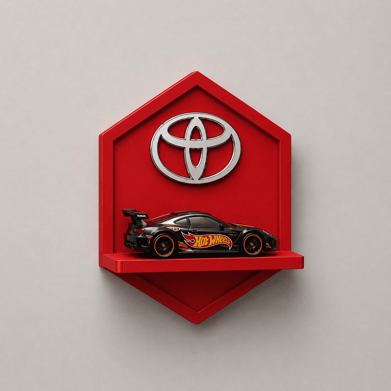 Toyoto logo Hotwheels Single Stand
